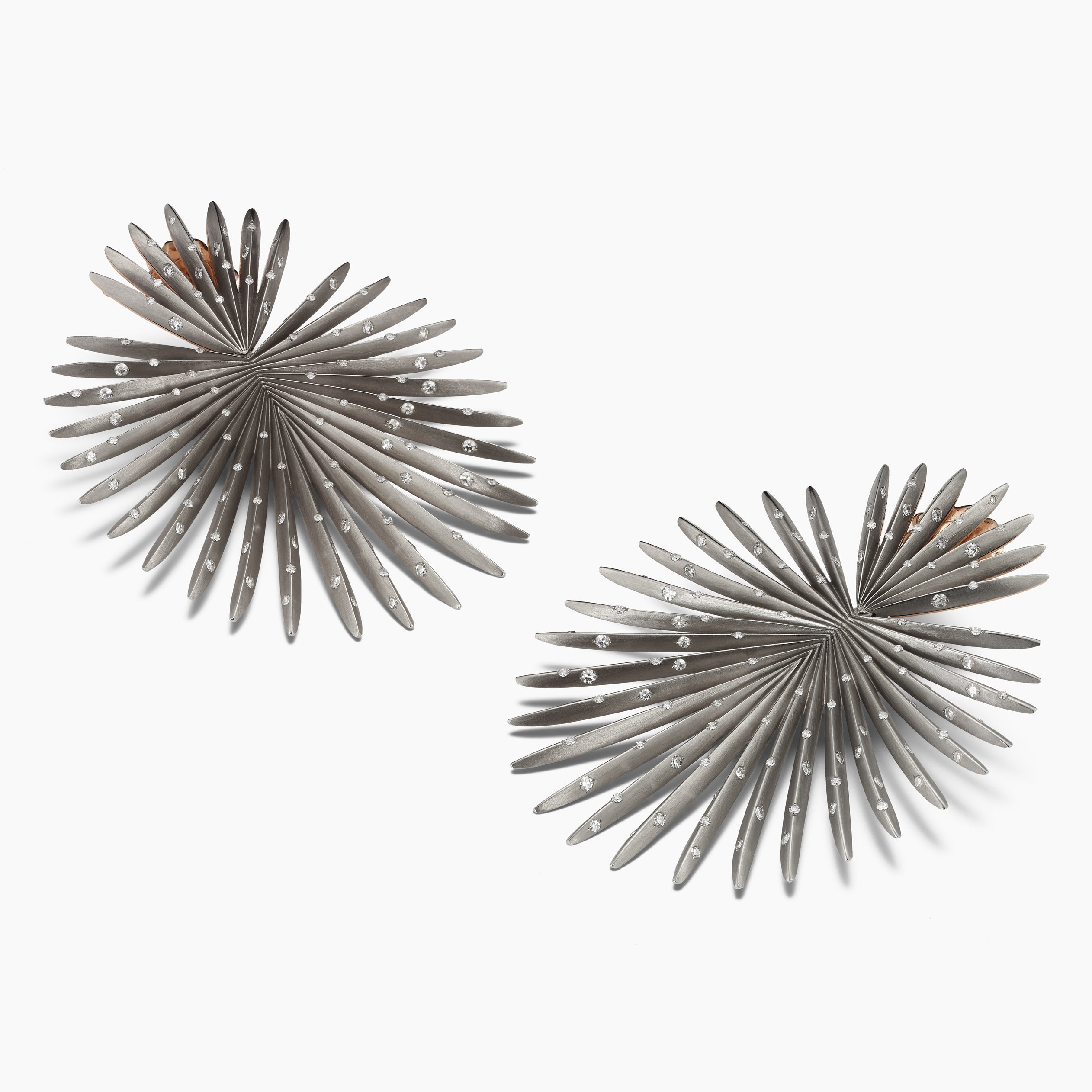 Palma Titanium Diamond Earrings