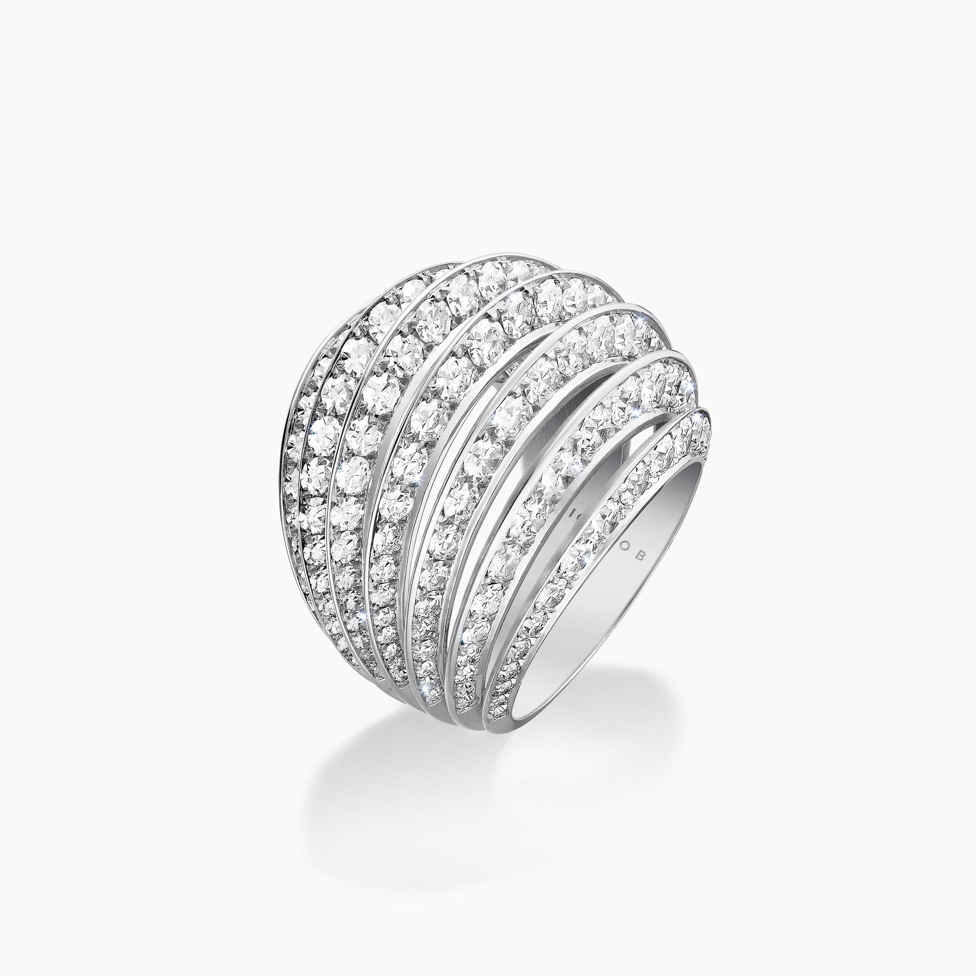 Palma Pavé Diamond Ring