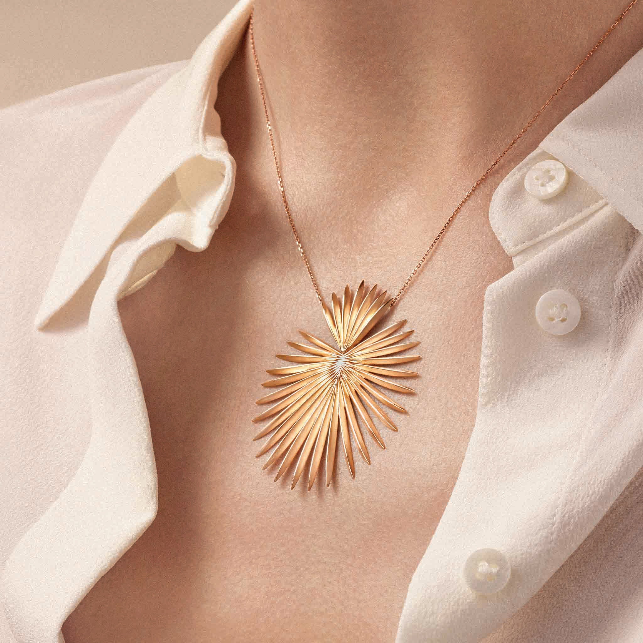 Palma Rose Gold Pendant