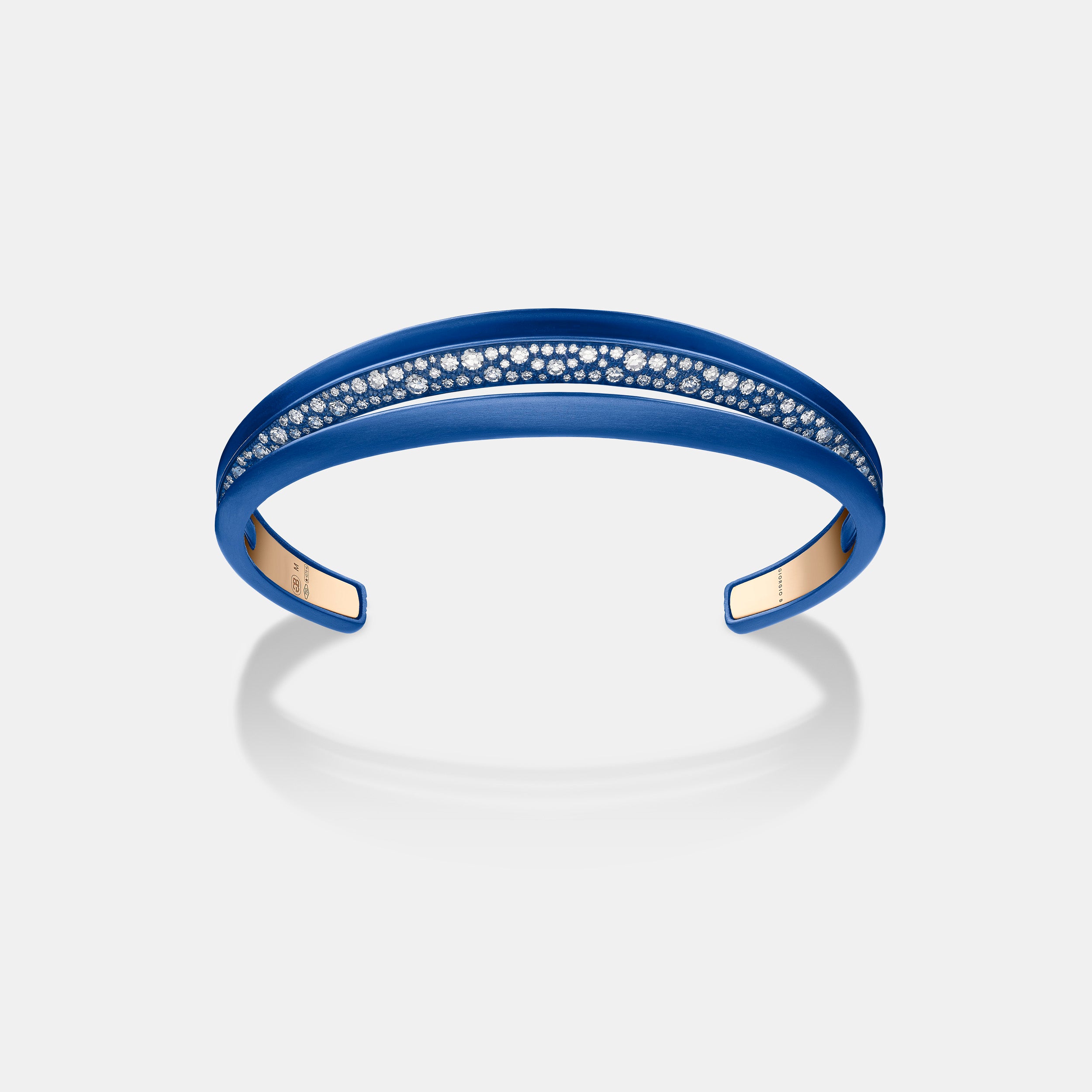 Palmetta Titanium Diamond Bracelet