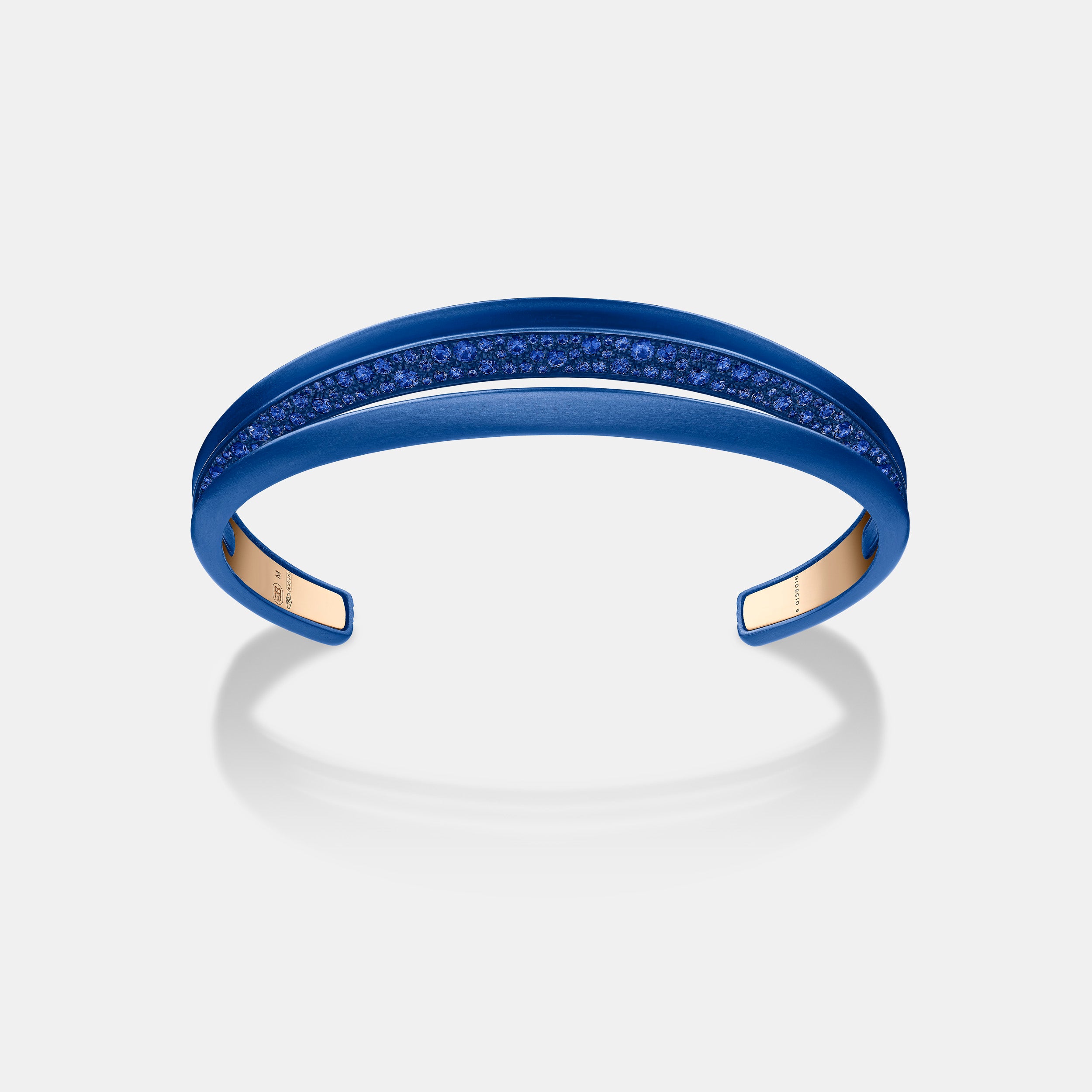 Palmetta Titanium Sapphire Bracelet