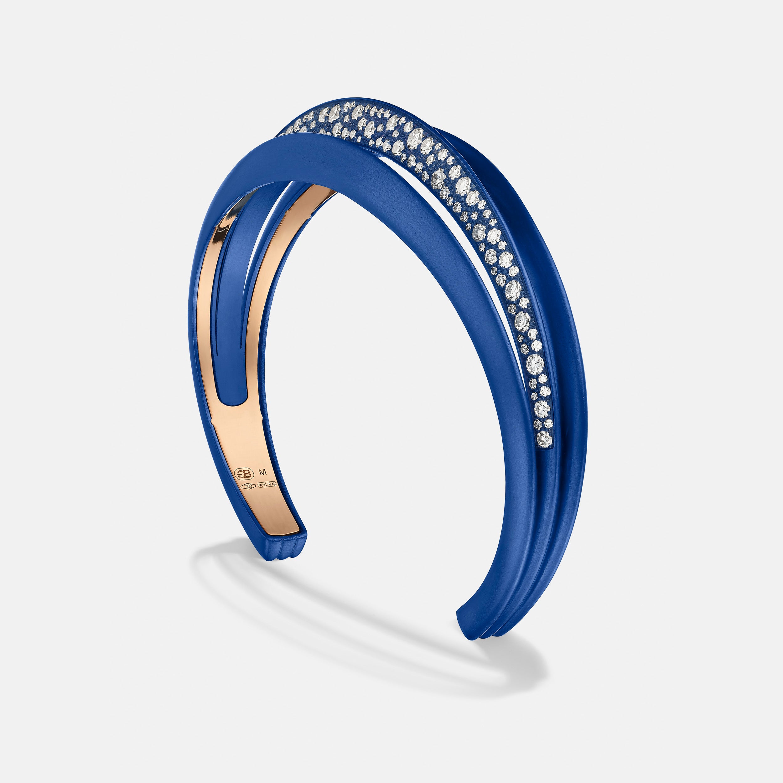 Palmetta Titanium Diamond Bracelet