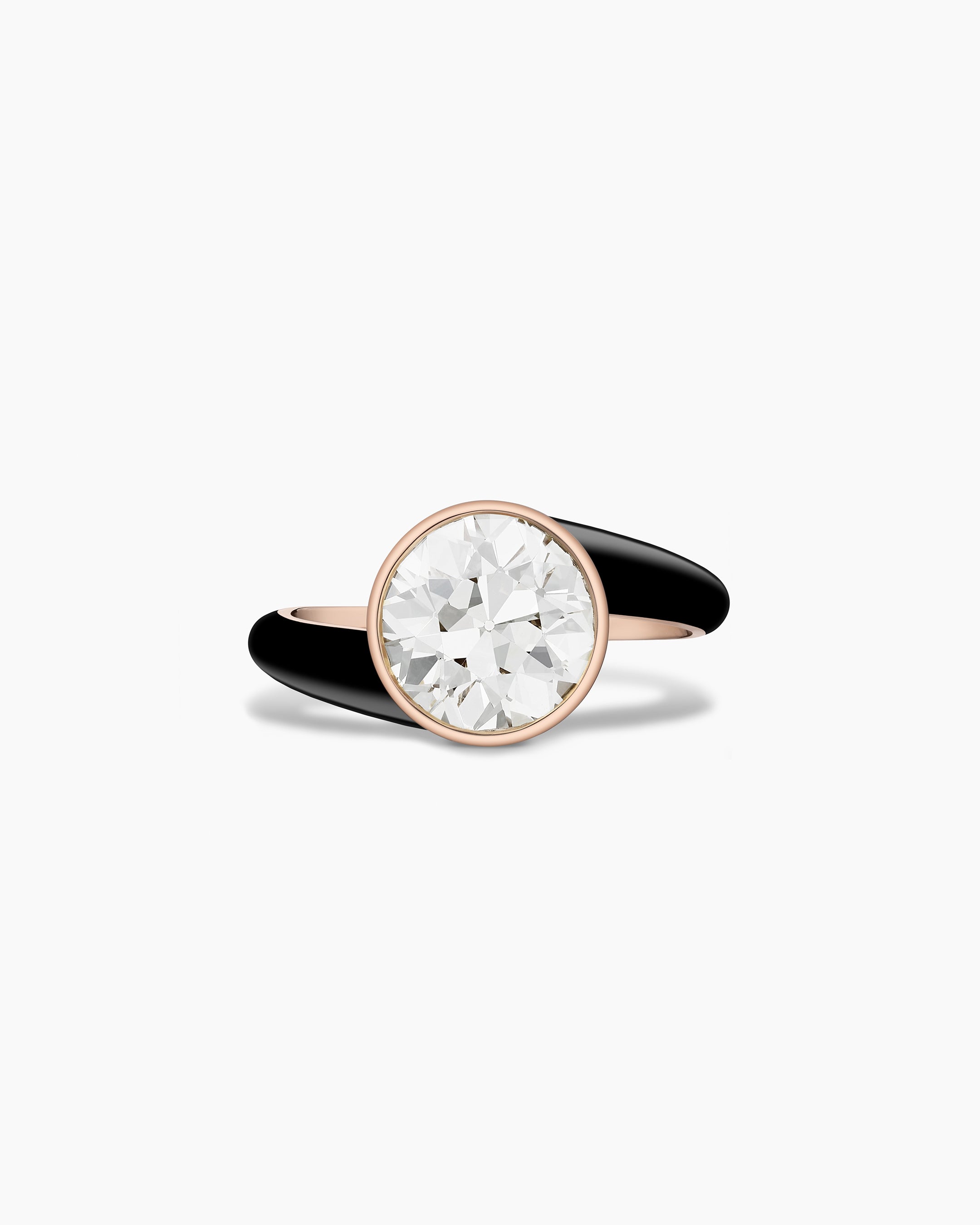 ZigZag antique diamond ring