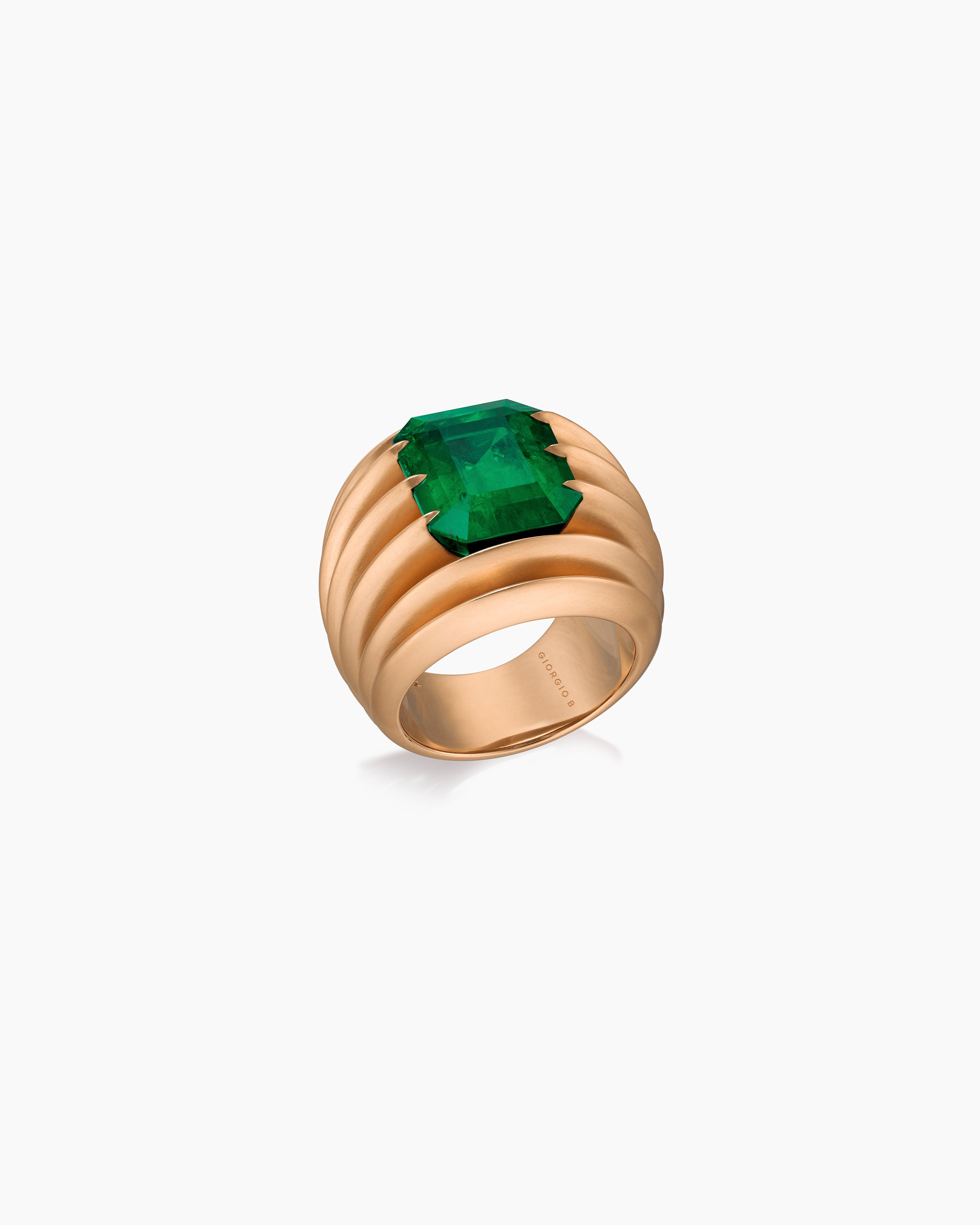 Palma emerald ring