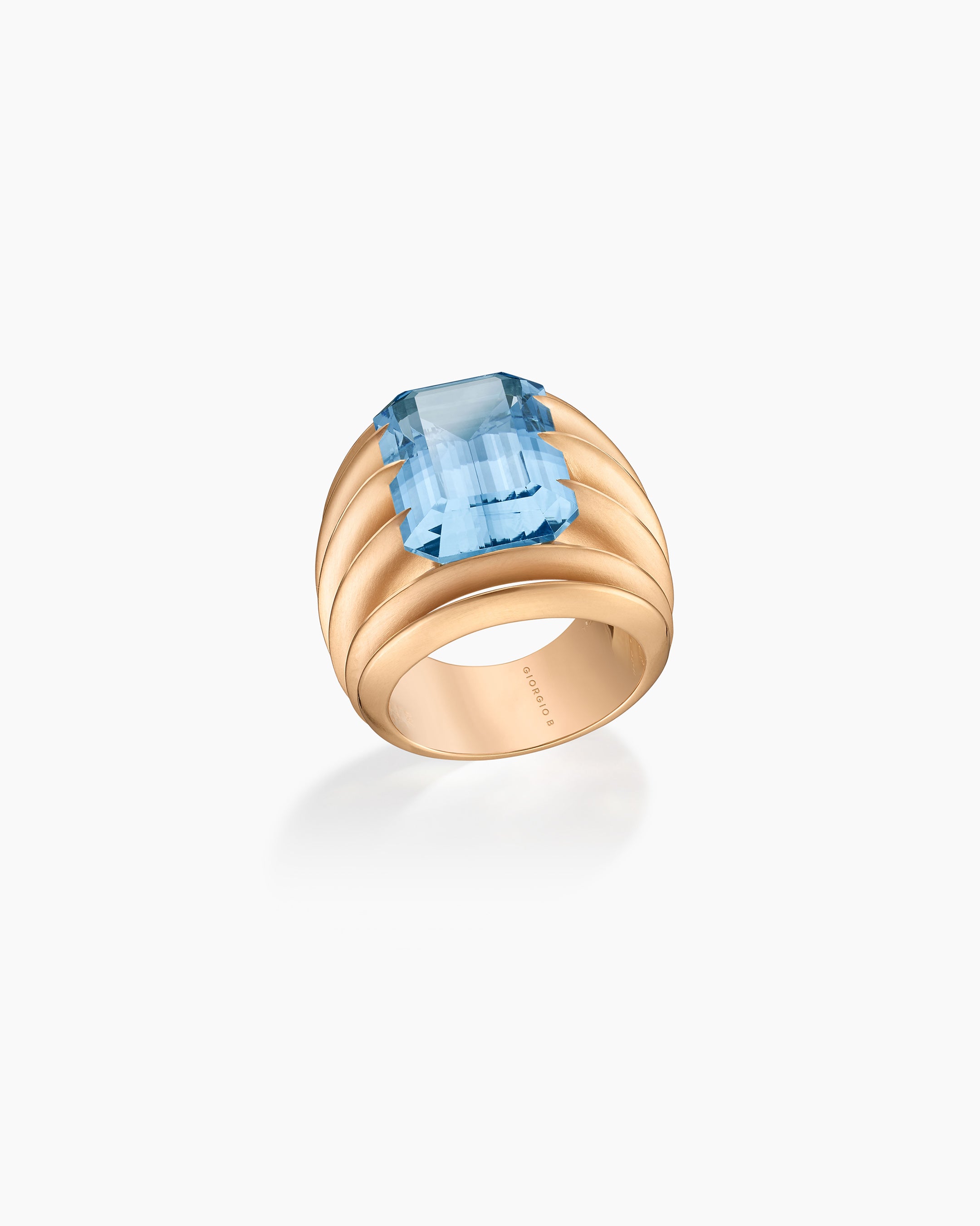 Palma aquamarine ring